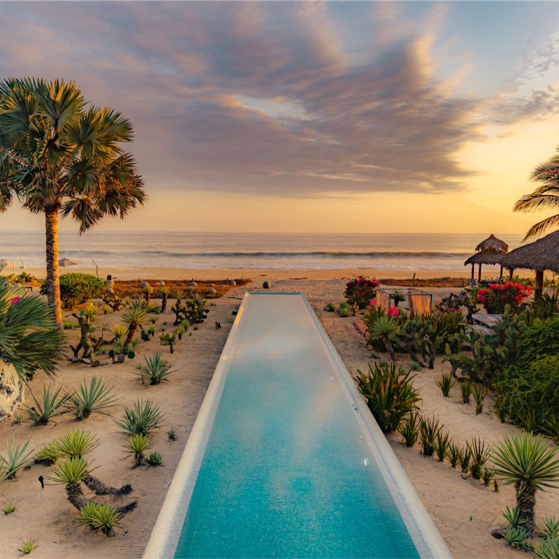 Beachfront Home in Puerto Escondido