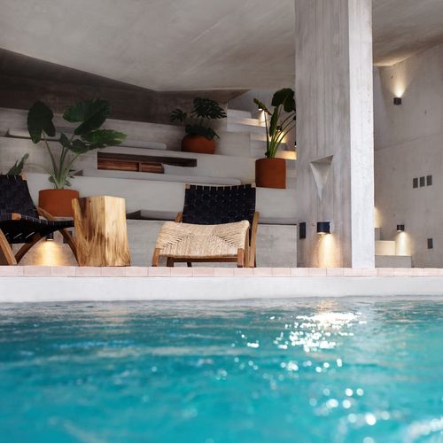 Brutalist Home in La Punta