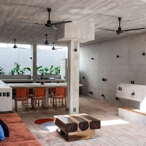 Brutalist Home in La Punta