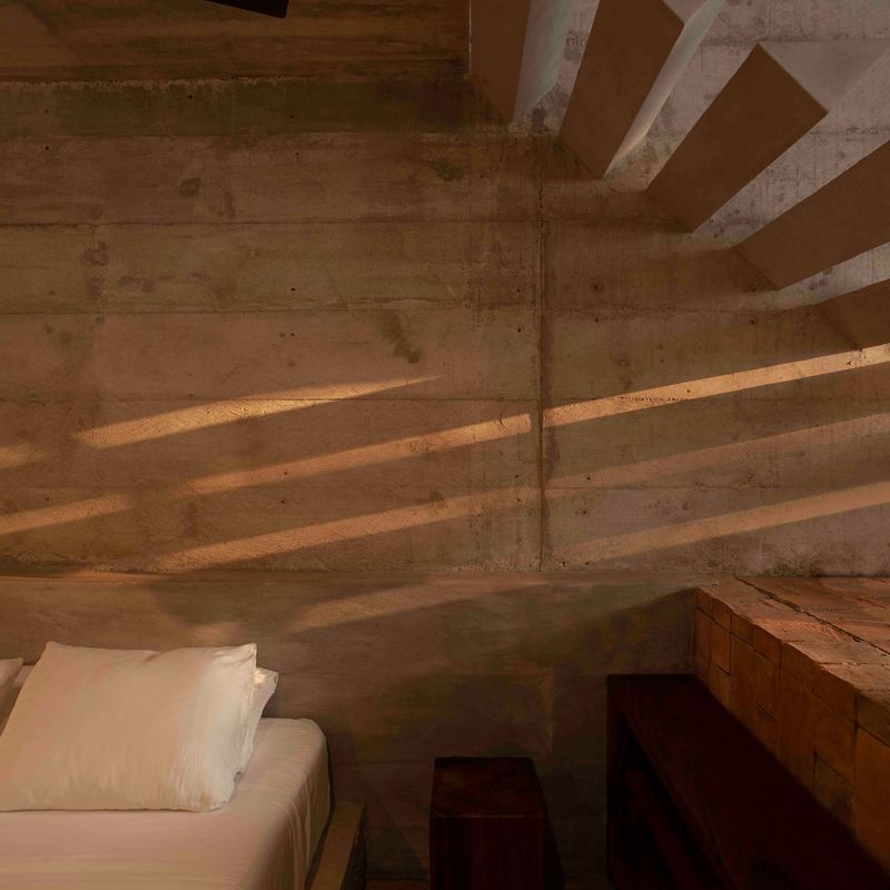 Brutalist Home in Zicatela