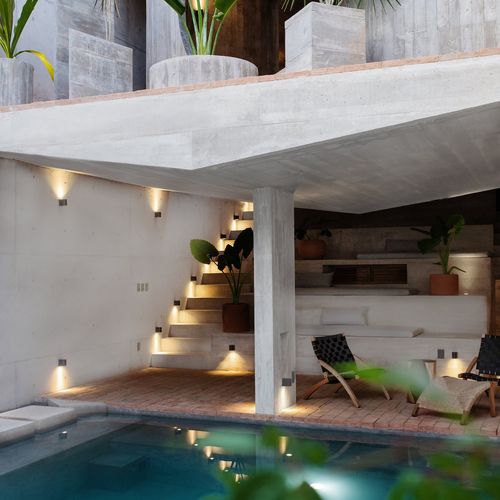 Brutalist Home in La Punta