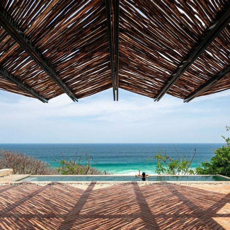 Brutalist Home in Playa Zapotengo