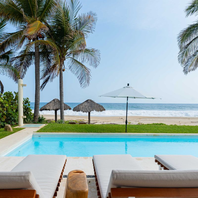 Beachfront Villa in Puerto Escondido