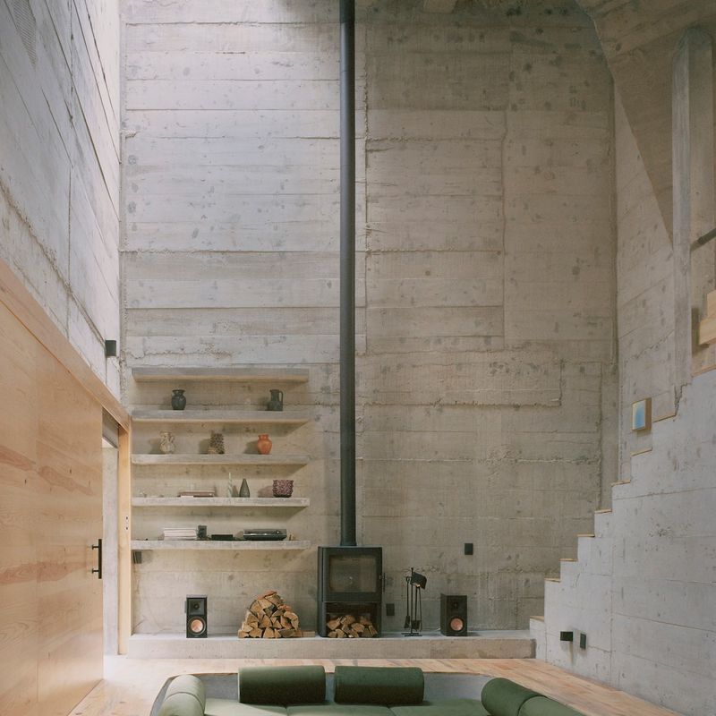 Brutalist Home in Mountains Outside CDMX