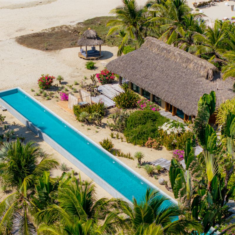 Beachfront Home in Puerto Escondido