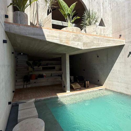 Brutalist Home in La Punta