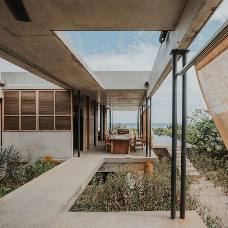 Beachfront Home in Casa Wabi Area