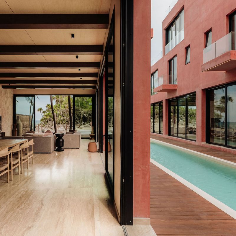 Beachfront Hacienda in Tulum 