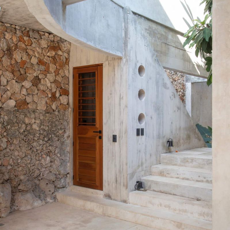 Brutalist Home in Merida