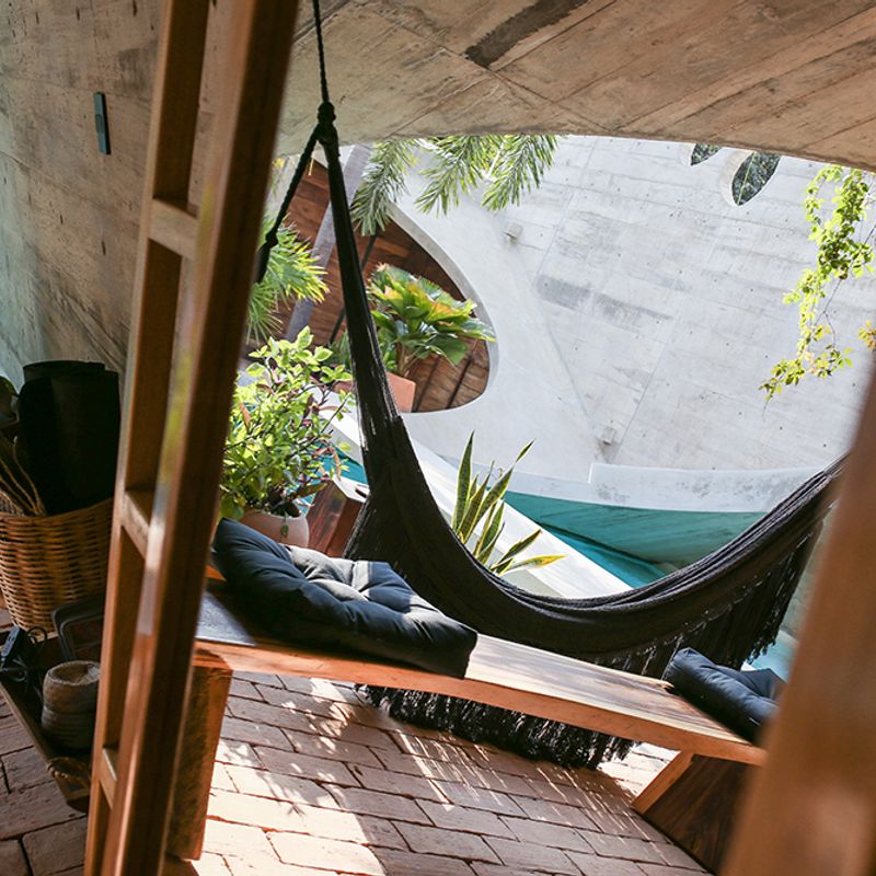 Brutalist Home in Zicatela