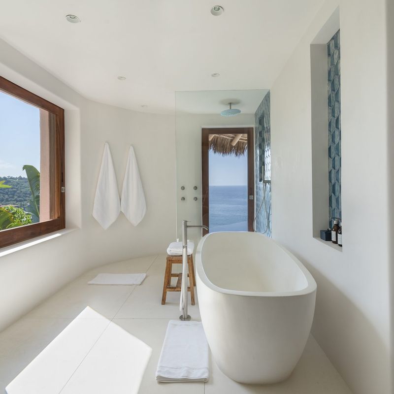 Pink Cliffside Villa in Careyes