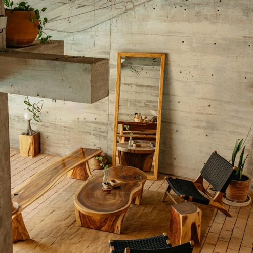 Brutalist Home in Zicatela