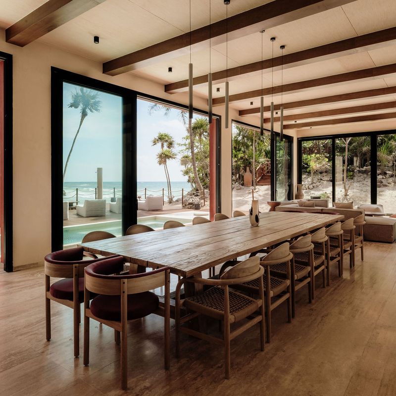 Beachfront Hacienda in Tulum 