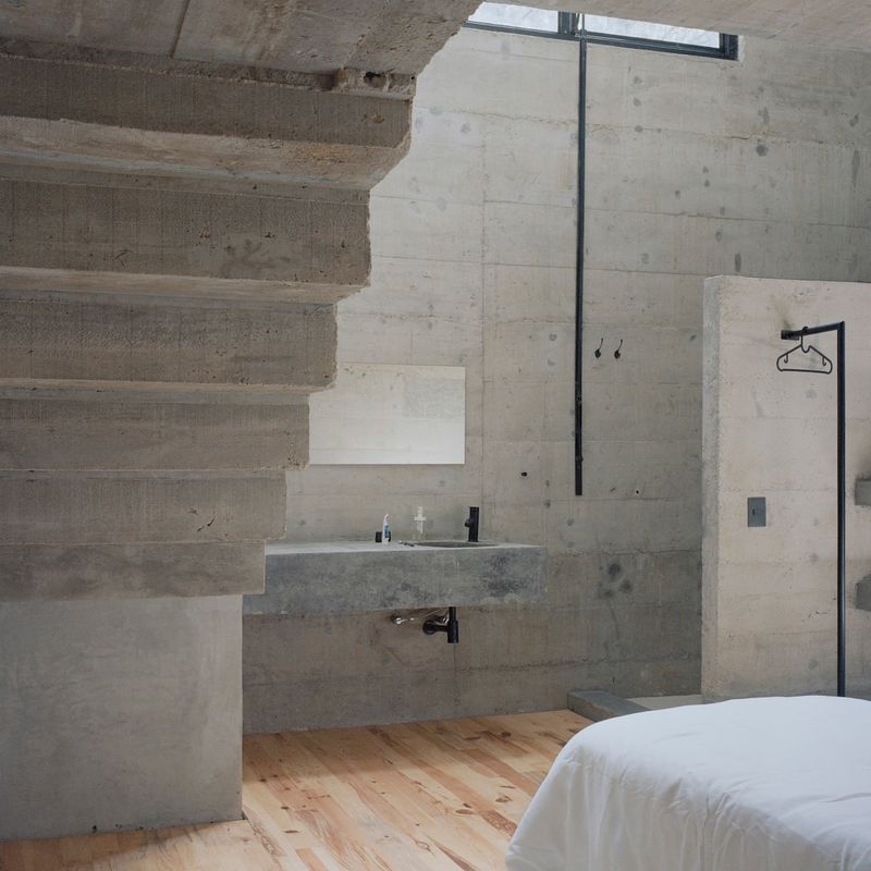 Brutalist Home in Mountains Outside CDMX