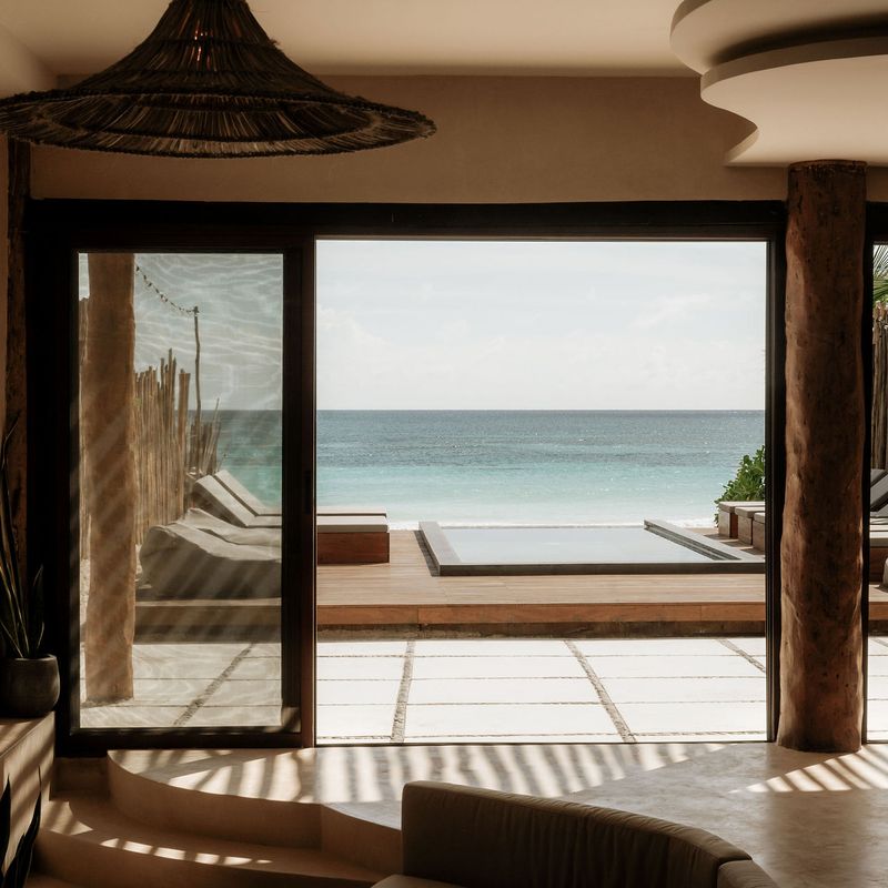 Beachfront Villa in Tulum