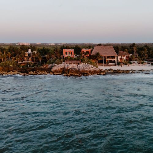 Beachfront Hacienda in Tulum 