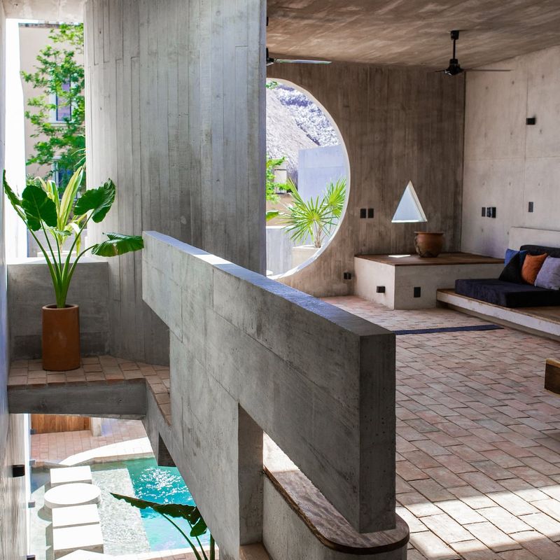 Brutalist Home in La Punta