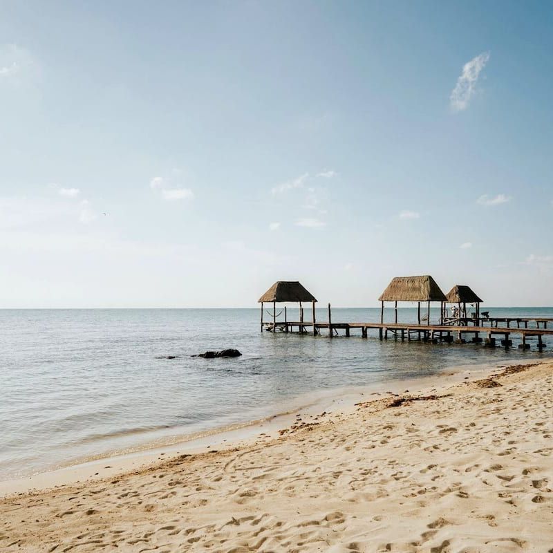 Beachfront Villa in Tankah Bay