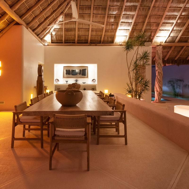 Pink Cliffside Villa in Careyes