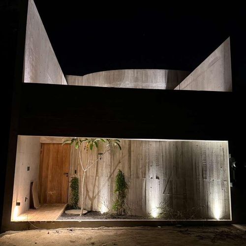 Brutalist Home in La Punta