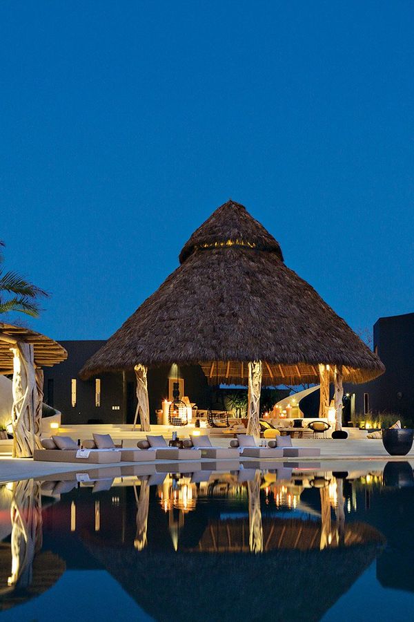 Pink Cliffside Villa in Careyes 