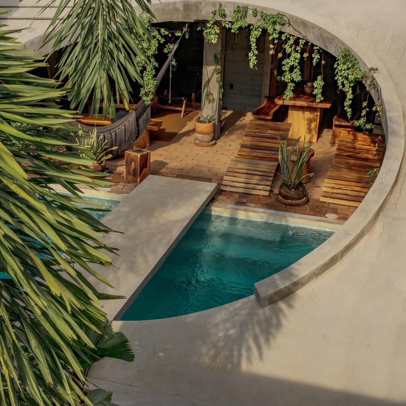 Brutalist Home in Zicatela