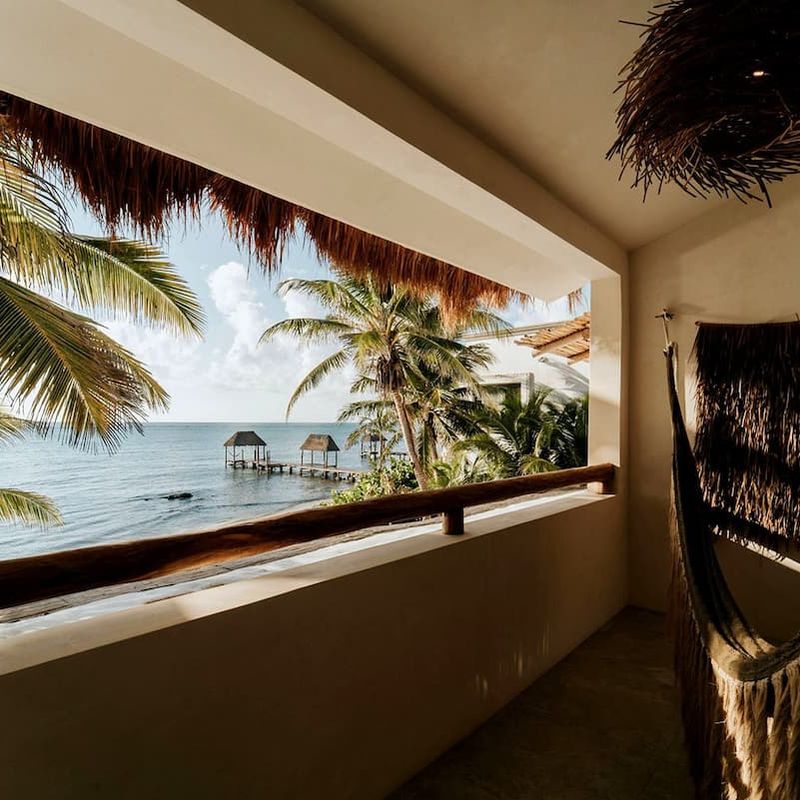 Beachfront Villa in Tankah Bay