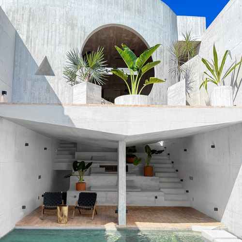 Brutalist Home in La Punta