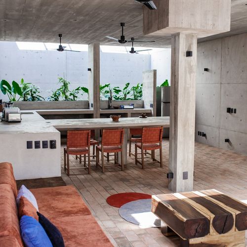 Brutalist Home in La Punta