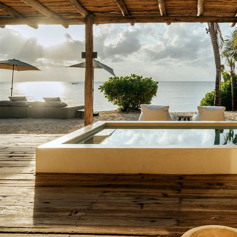 Beachfront Villa in Tankah Bay