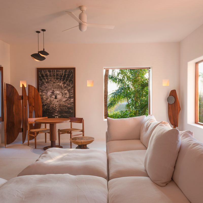 Pink Cliffside Villa in Careyes