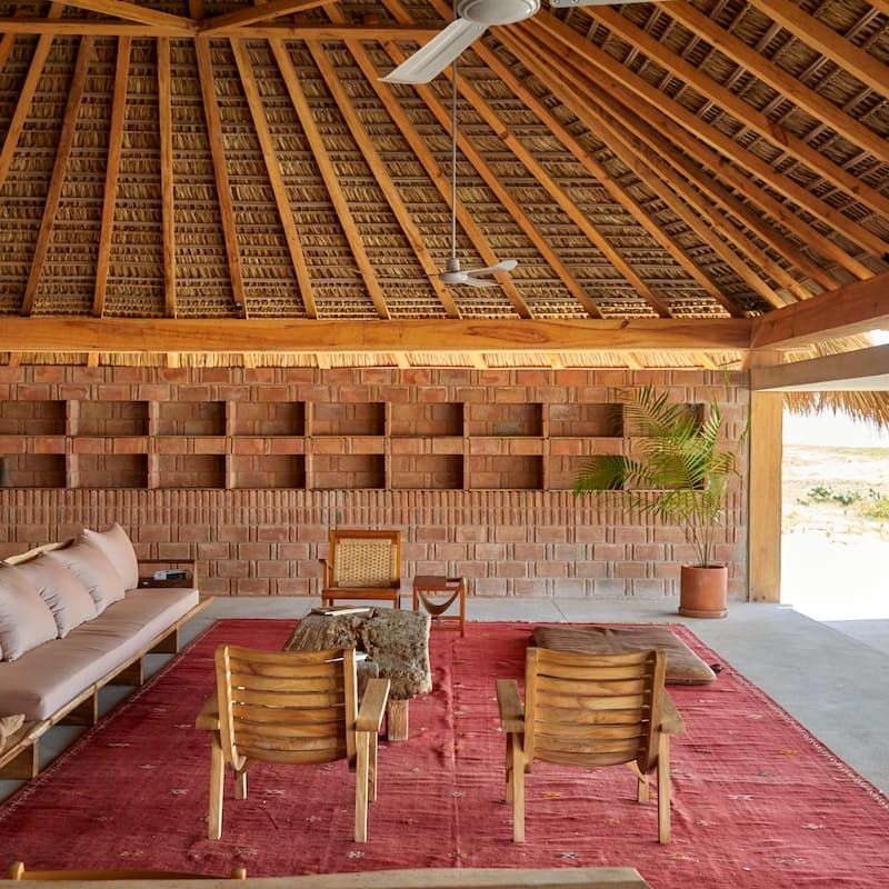 Beachfront Home in Casa Wabi