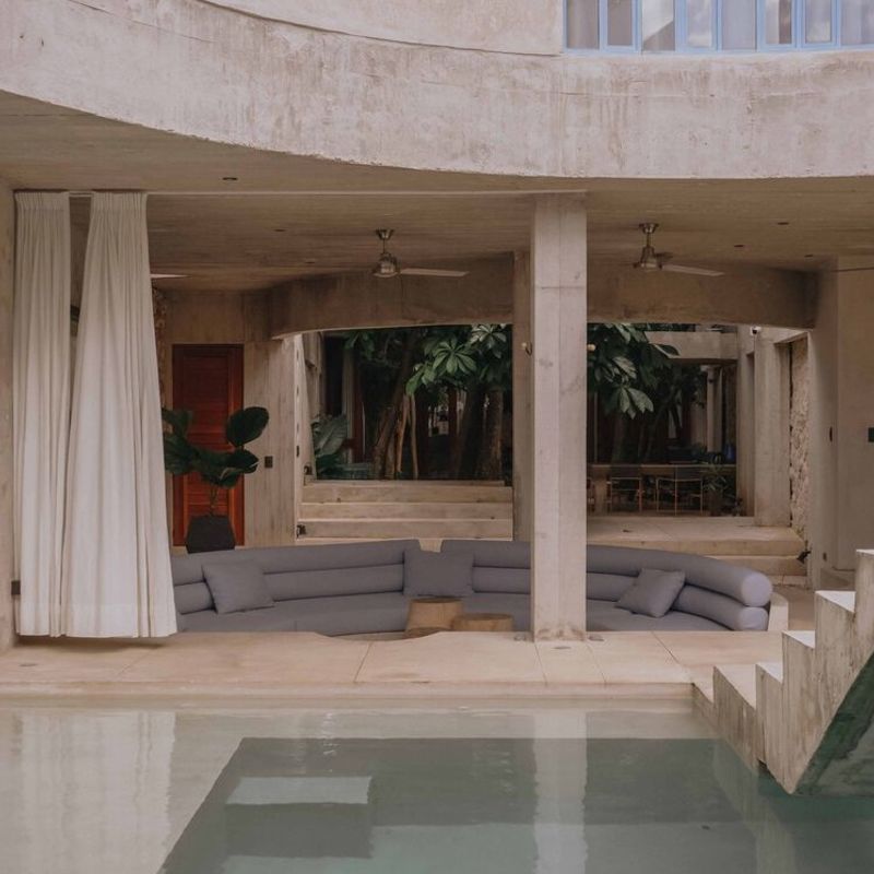 Brutalist Home in Merida
