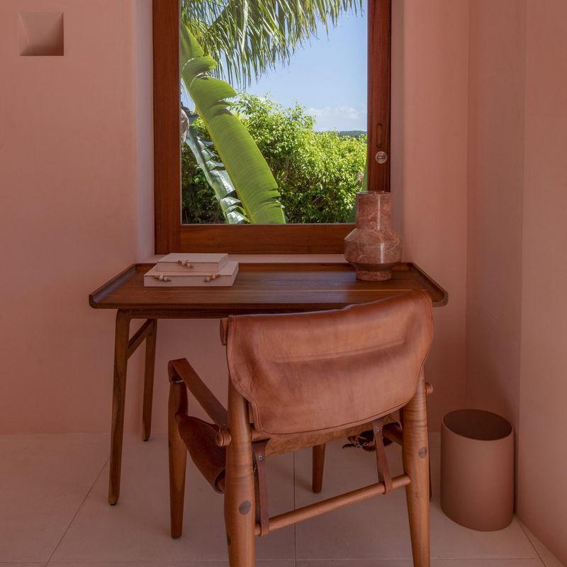 Pink Cliffside Villa in Careyes