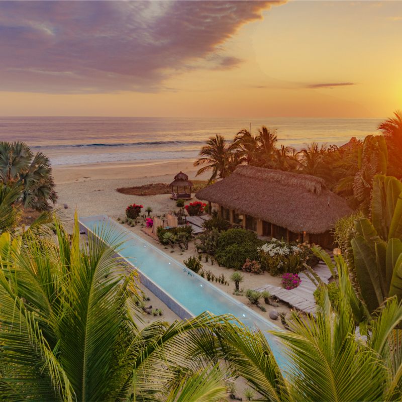 Beachfront Home in Puerto Escondido