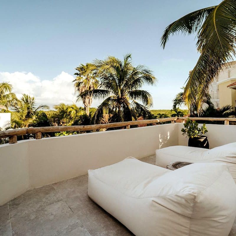 Beachfront Villa in Tankah Bay