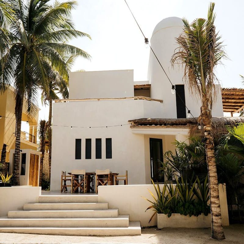 Beachfront Villa in Tankah Bay