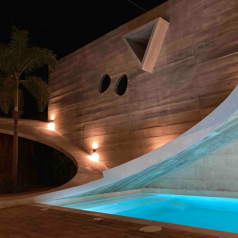 Brutalist Home in Zicatela