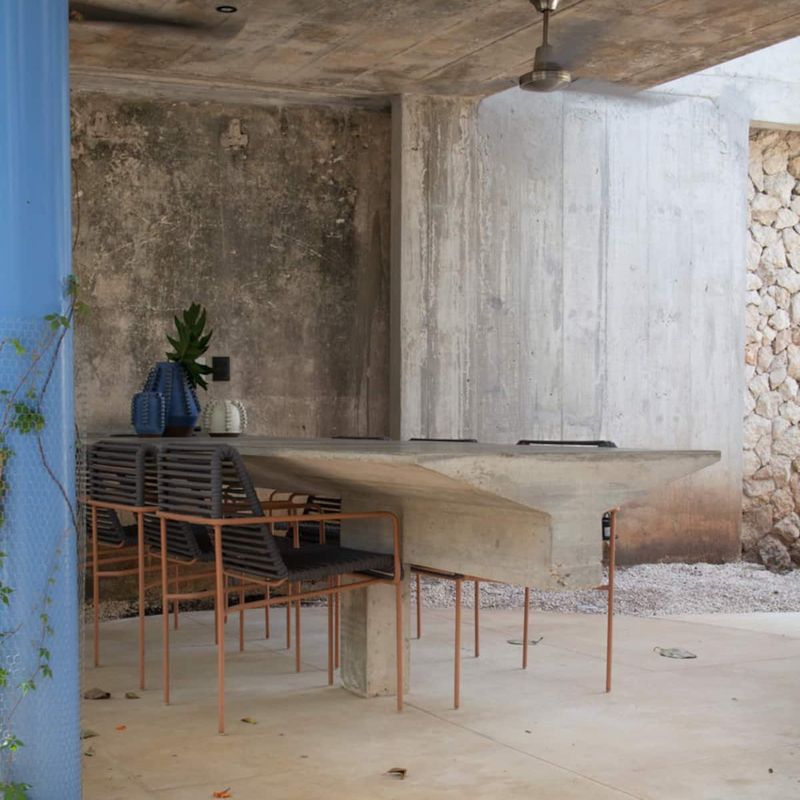 Brutalist Home in Merida