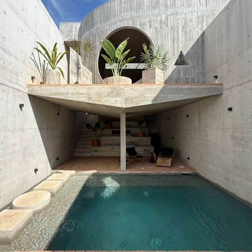 Brutalist Home in La Punta