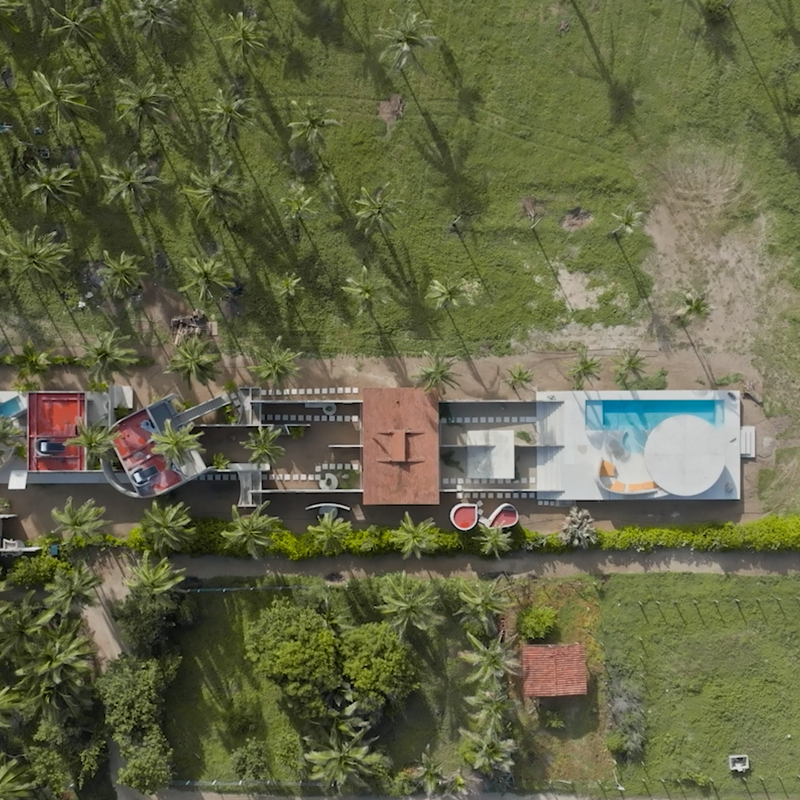 Brutalist Home in El Venado