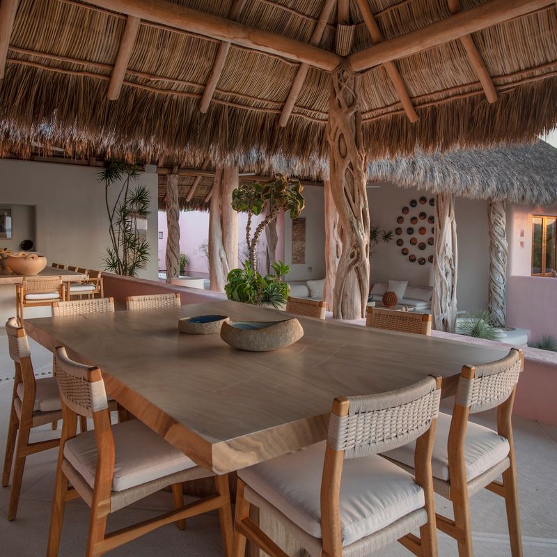 Pink Cliffside Villa in Careyes