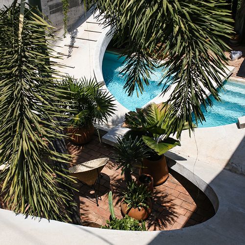 Brutalist Home in Zicatela