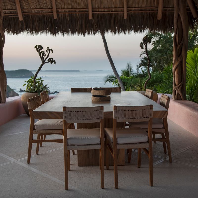 Pink Cliffside Villa in Careyes