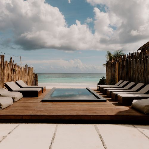 Beachfront Villa in Tulum