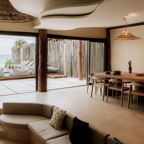Beachfront Villa in Tulum