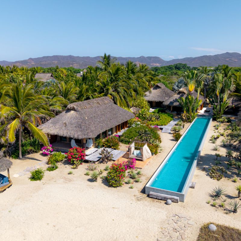 Beachfront Home in Puerto Escondido