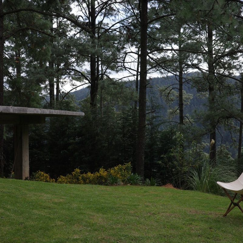 Brutalist Home in Mountains Outside CDMX
