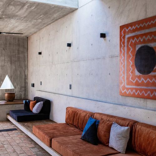Brutalist Home in La Punta