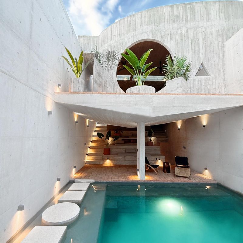 Brutalist Home in La Punta